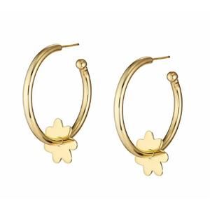 NEW ASHA hoop earrings in gold